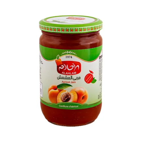 الاحلام مربى المشمش زجاج