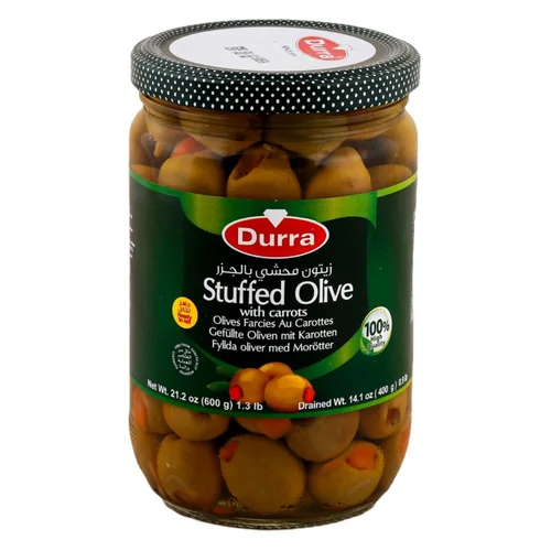 الدرة زيتون محشي بالجزر