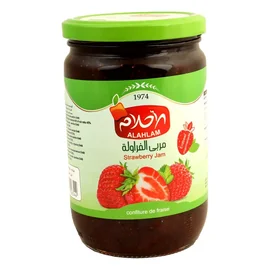 الاحلام مربى الفراولة زجاج