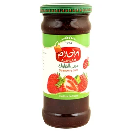 الاحلام مربى الفريز زجاج