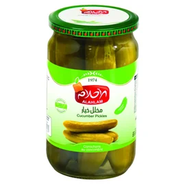 الاحلام مخلل خيار زجاج