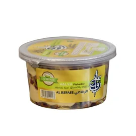 الرفاعي حلاوة طحينة بالفستق الحلبي (حبة كاملة)